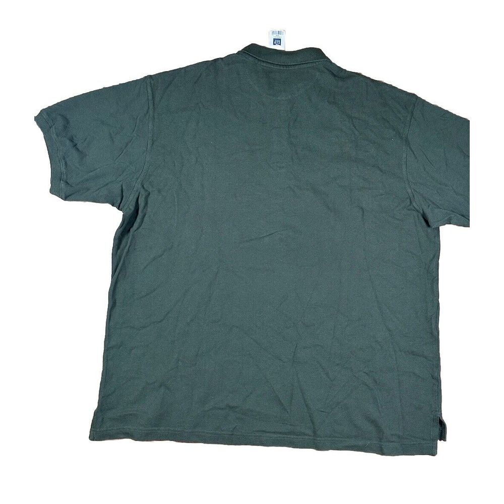 Gap Men's Short Sleeve Solid Green Pique‎ Polo Shirt XXL - Picture 4 of 6
